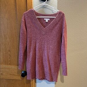 Athleta Women's Pink V-Neck Sweater